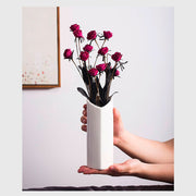 Vase Blanc Romantique