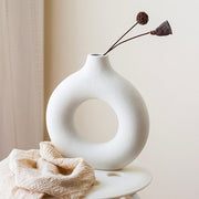 Vase Blanc Rond