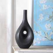 vase noir deco