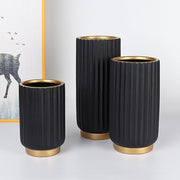vase noir ceramique