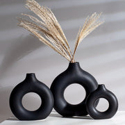 vase noir design