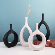 vase blanc design