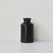 Vase Noir Forme Bouteille